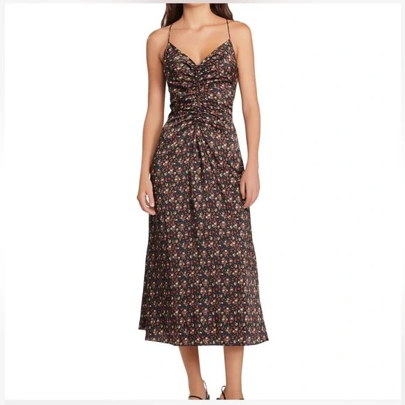 sandro dress brown Sandro